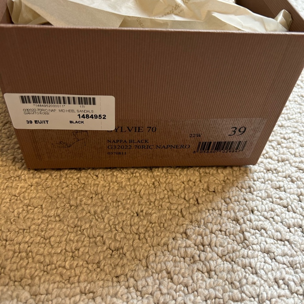 Gianvito Rossi Black Heels NWT